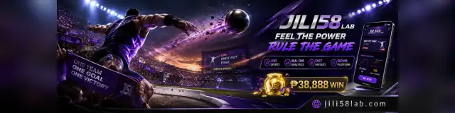 JILI58 sports scene with arena lighting and mobile match context